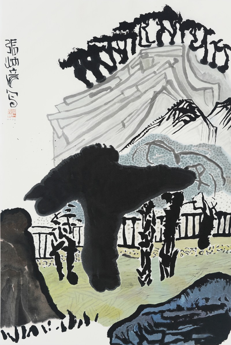 Jang Byeong Eun · Eastbrush · 张炳彥 · Landscape_in_Mind ·  ink_and_light_color_on_paper · 1050mm_x_700mm · 2026